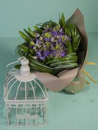 Bouquet of 9 hyacinths