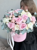 фото Box of flowers “Pink”