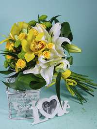 Букет цветов "Янтарный"
