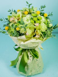 Букет цветов "Нефрит"