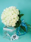 фото Букет из 51 белой розы