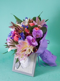 Букет цветов "Павлин"