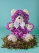 фото Игрушка из живых цветов "Медвежонок"