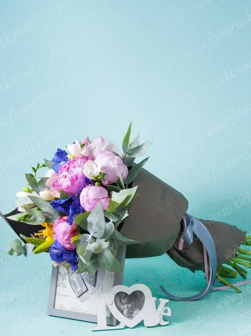 Букет цветов "Нежная любовь"
