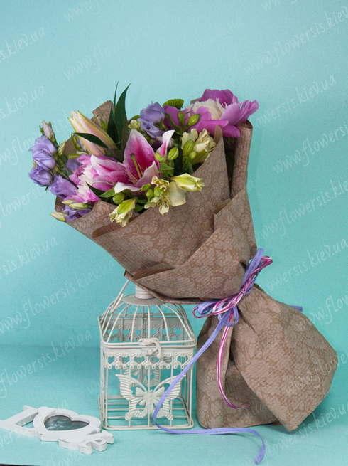 Букет цветов "Карамель"