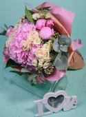 Букет цветов "Чистая любовь"