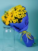 Букет цветов "Желтое море"