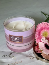 Aroma candle White Balsam & Vanilla, 411 ml